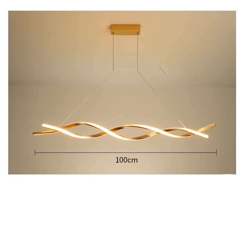 LUXEGLOW Infinity Wave LED Pendant Light