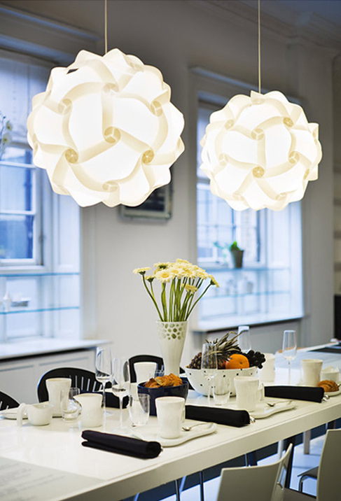 Modern DIY Creative Pendant Light with PP Shade